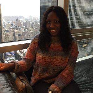 Ecote Daybreak Gradient Stripe Sweater